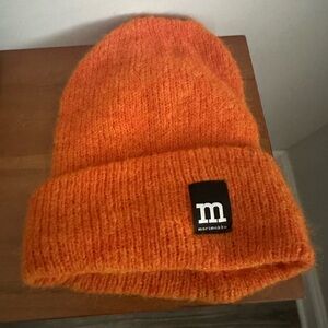 marimekko/ Lovise Solid Beanie Hat/ orange/ Unused wool beanie
